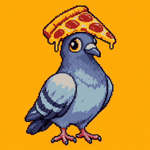 Pizza Hat Pigeon logo